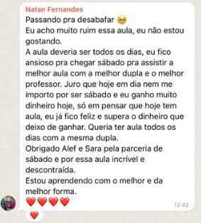 Depoimento de Natan Fernandes