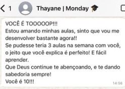 Depoimento de Thayane